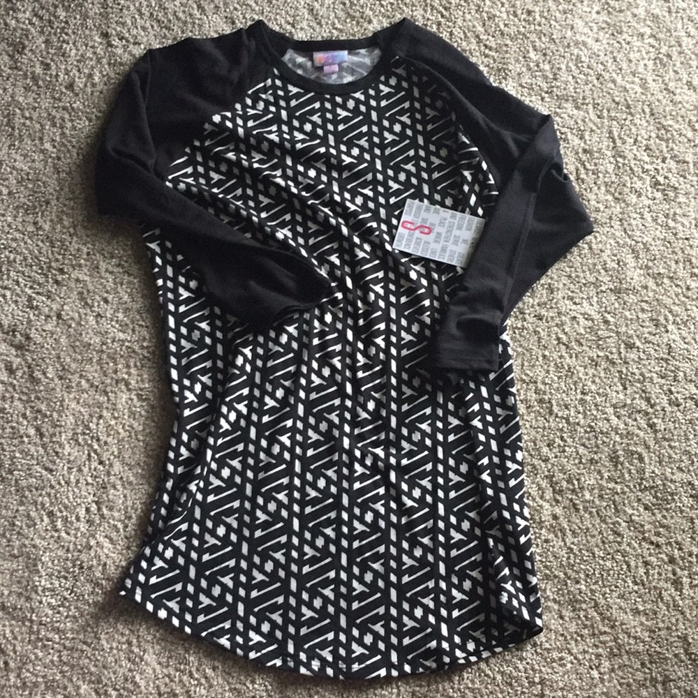 NWT LulaRoe Randy szS Black/white